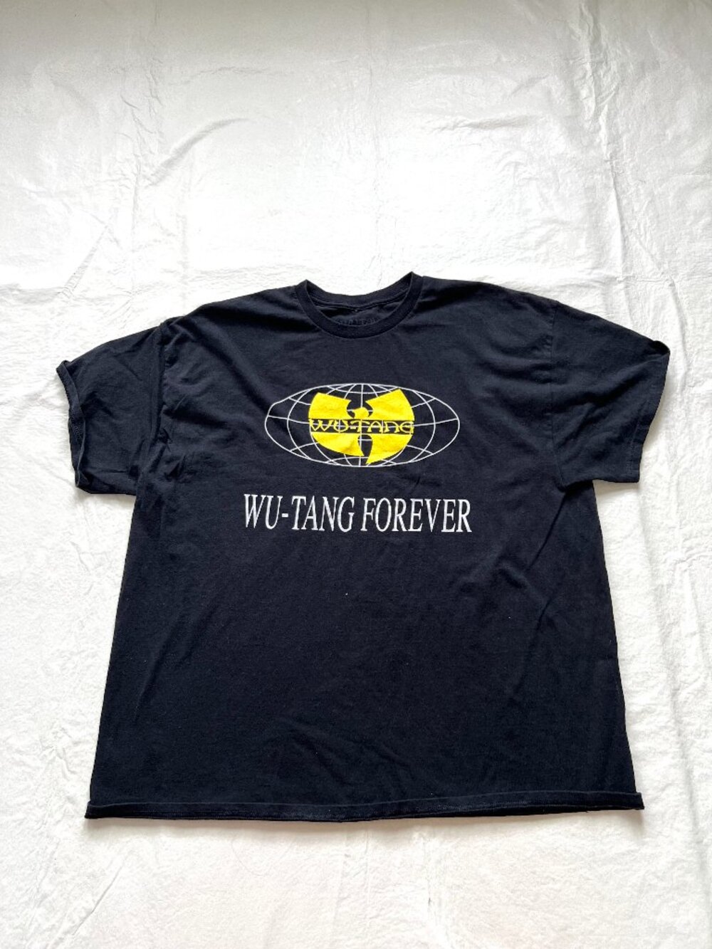 Wu Tang Clan shirt 2xl black yellow tour t-shirt 2023 wu-tang